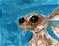 Art: WISTFUL HARE h1500 by Artist Dawn Barker