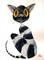 Art: STRIPY CAT c192 by Artist Dawn Barker