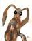 Art: READY FOR TROUBLE h1524 by Artist Dawn Barker