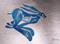 Art: BLUE HARE h915 by Artist Dawn Barker