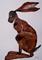 Art: BROWN HARE h1495 by Artist Dawn Barker
