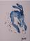 Art: HARE IN A HURRY h889 by Artist Dawn Barker