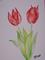 Art: TULIPS by Artist Dawn Barker