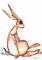 Art: RELAXING HARE h2461 by Artist Dawn Barker