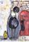 Art: CROWLET STARTS MAGIC SCHOOL b111 by Artist Dawn Barker