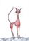Art: PRUNELLA the CAT c224 by Artist Dawn Barker