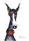 Art: GREYHOUND g287 by Artist Dawn Barker