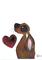 Art: MY HEART BELONGS TO YOU h2511 by Artist Dawn Barker