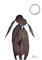 Art: A HARE CUDDLE h2514 by Artist Dawn Barker