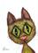 Art: DELILAH the CAT c230 by Artist Dawn Barker