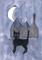 Art: BLACK CAT c831 by Artist Dawn Barker
