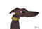 Art: GREYHOUND g458 by Artist Dawn Barker