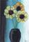 Art: THREE FLOWERS f199 by Artist Dawn Barker