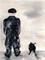 Art: ONE MAN & HIS DOG m106 by Artist Dawn Barker