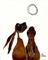 Art: HAPPY TOGETHER h1343 by Artist Dawn Barker