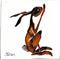 Art: WASHING HARE h1177 by Artist Dawn Barker