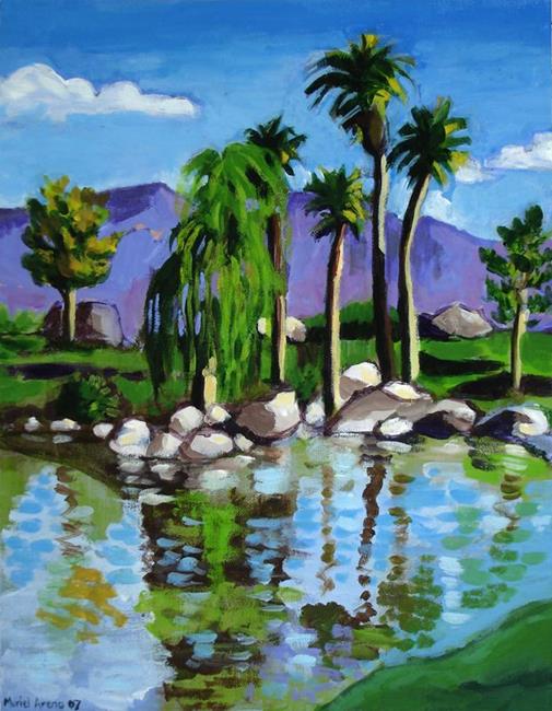 Art: Lakeside 2007 by Artist Muriel Areno