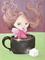 Art: coffee fairy by Artist Noelle Hunt