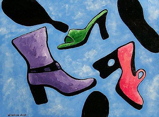 Art: Soles in the Sky by Artist Windi Rosson
