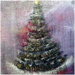 Detail Image for art CHRISTMAS NIGHT-sold