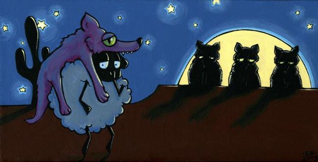 Art: Sheep in Wolf's Clothing by Artist Cary Dunlap Daly