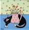 Art: pink pitcher by Artist S. Olga Linville