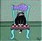 Art: purple trout chair by Artist S. Olga Linville