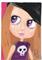 Art: Blythe Grlz Bone Grl by Artist Noelle Hunt