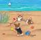 Art: Buried In The Sand by Artist Cathy Santarsiero