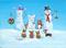 Art: Snow Corgis by Artist Cathy Santarsiero