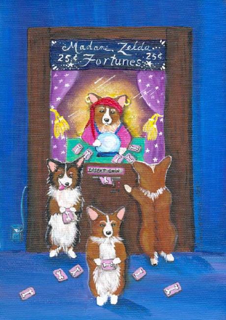 Art: Madame Zelda Tells All by Artist Cathy Santarsiero