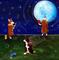 Art: Moonlight Bubble Madness by Artist Cathy Santarsiero