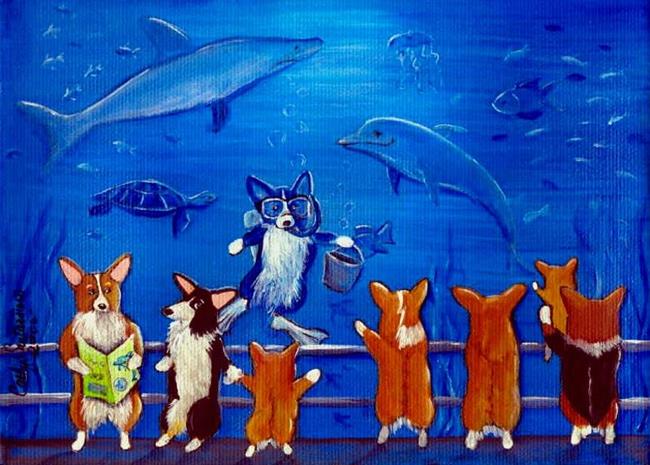 Art: Something's Fishy by Artist Cathy Santarsiero