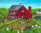 Art: Corgis On The Farm by Artist Cathy Santarsiero