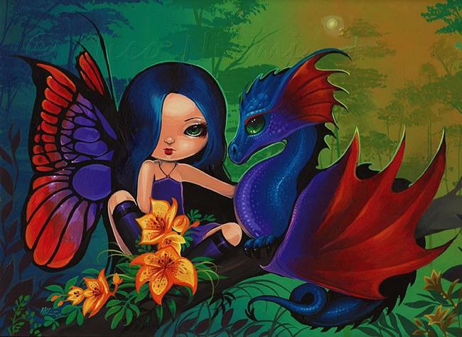 Art: Fairy Dragon Companions by Artist Nico Niemi