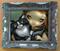 Art: Tricksy Tuxedo Cat ORIGINAL PAINTING by Artist Jasmine Ann Becket-Griffith