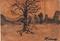 Art: Winter Tree on copper (sold) by Artist PJ Gorman
