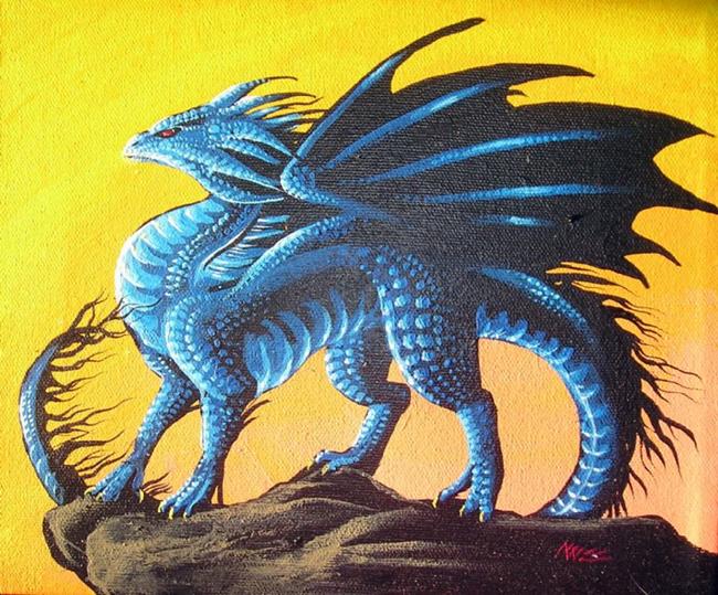 Art: Blue Dragon by Artist Nico Niemi