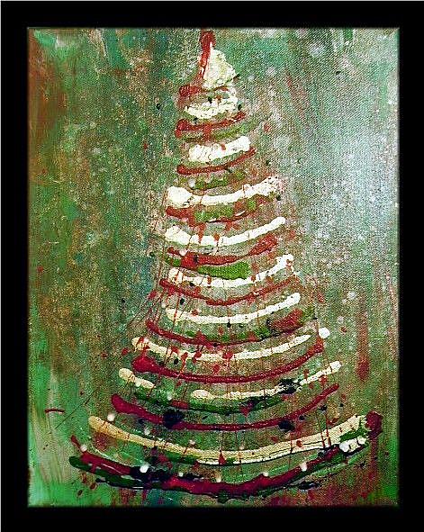 Art: THE CHRISTMAS TREE by Artist LUIZA VIZOLI