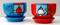 Art: Cardinal & Blue Jay Planters by Artist Cary Dunlap Daly