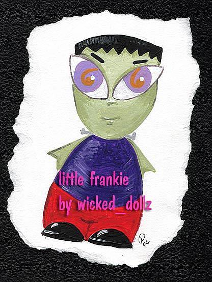 Art: Little frankie by Artist Noelle Hunt