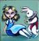 Art: late rabbit by Artist Nico Niemi