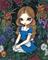 Art: Alice In Wonderland:  Alice and the Flowers by Artist Jasmine Ann Becket-Griffith