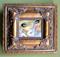 Art: Two White Rabbits ORIGINAL mini painting by Artist Jasmine Ann Becket-Griffith