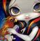 Art: Faces of Faery 144 ORIGINAL PAINTING by Artist Jasmine Ann Becket-Griffith