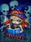 Art: Skeleton Magic ORIGINAL PAINTING by Artist Jasmine Ann Becket-Griffith