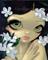 Art: Poisonous Beauties II : White Oleander by Artist Jasmine Ann Becket-Griffith