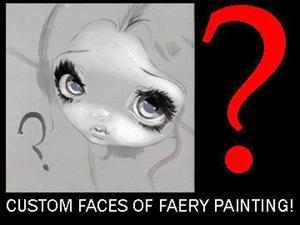 Detail Image for art Faces of Faery 186 CUSTOM PAINTING Finished