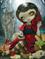Art: Red Riding Hood's Picnic - at Downtown Disney's Pop Gallery by Artist Jasmine Ann Becket-Griffith