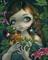 Art: Wildwood Bouquet ORIGINAL PAINTING by Artist Jasmine Ann Becket-Griffith